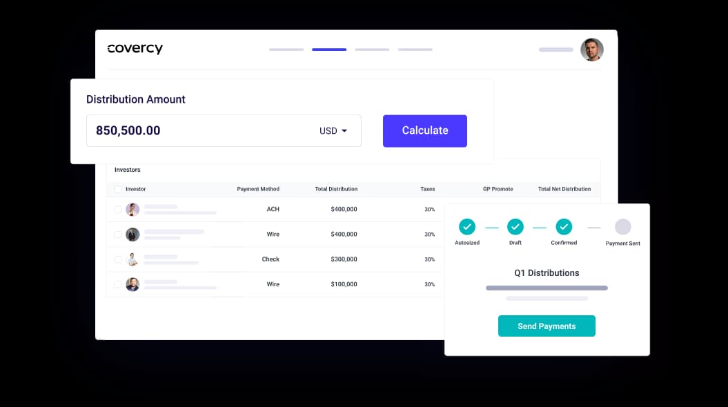 Covercy Distributions product