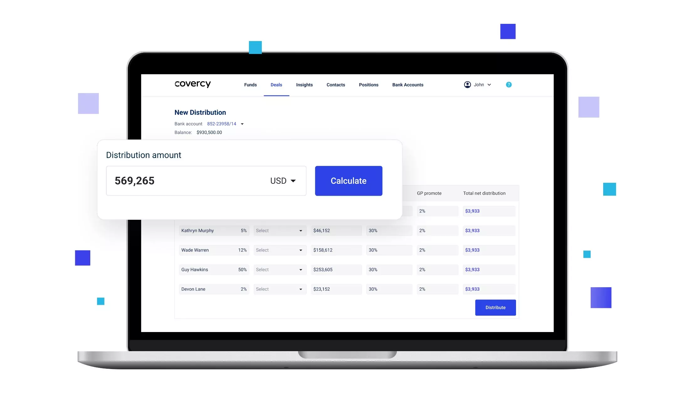 debt waterfall - distribution payments with covercy